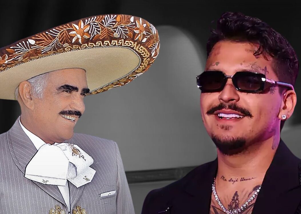Emotivo dueto: Nodal revela en redes colaboración soñada con Vicente Fernández