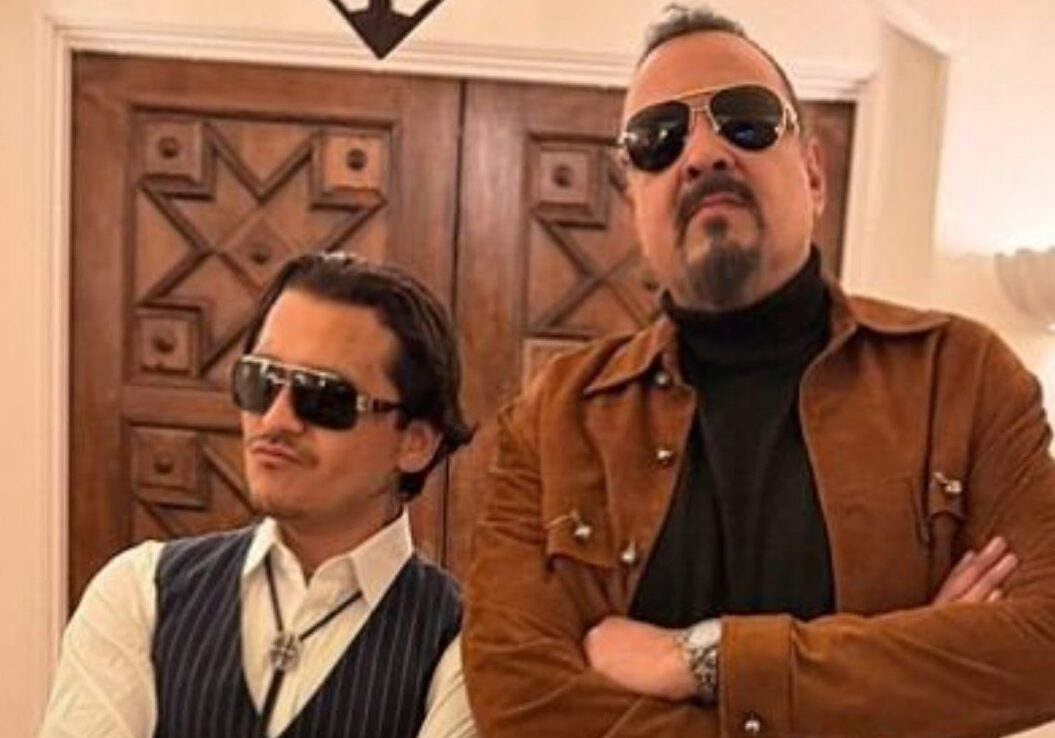 Pepe Aguilar sorprende con foto junto a su yerno Christian Nodal