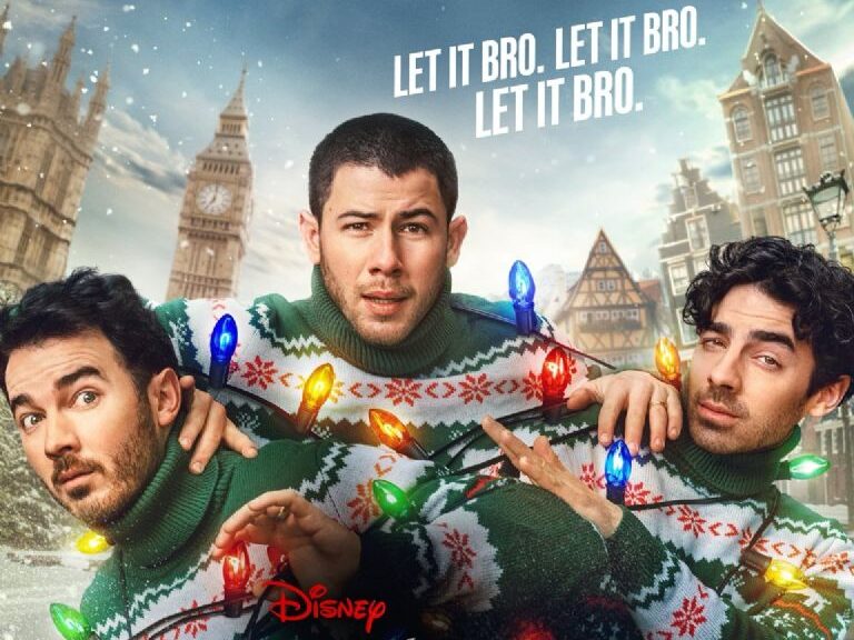 Los Jonas Brothers presentan su nueva película navideña en Nueva York
