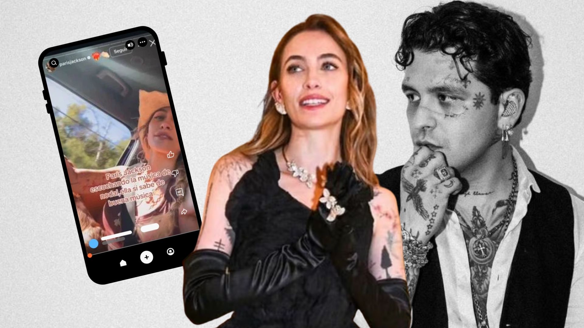 Paris Jackson se vuelve viral tras escuchar música de Christian Nodal